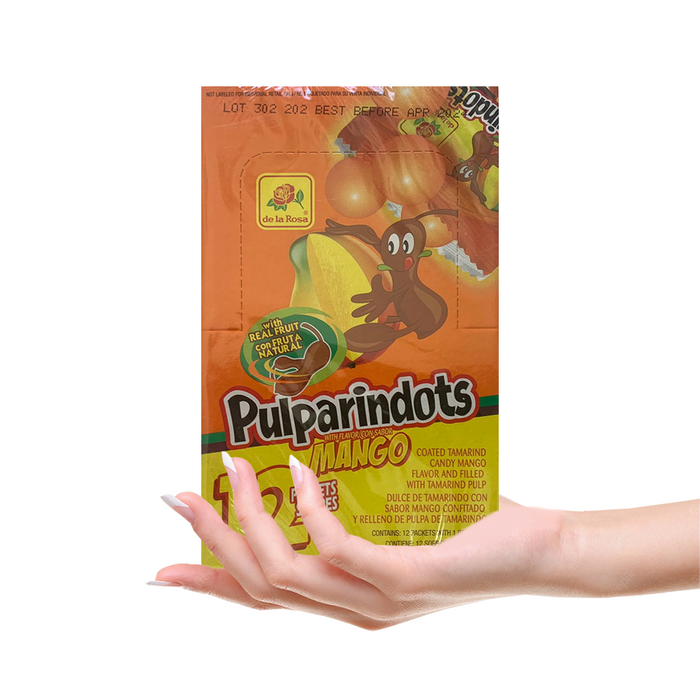 Pulparindots Sabor Mango 12 Piezas 360 gr / 12.8 oz