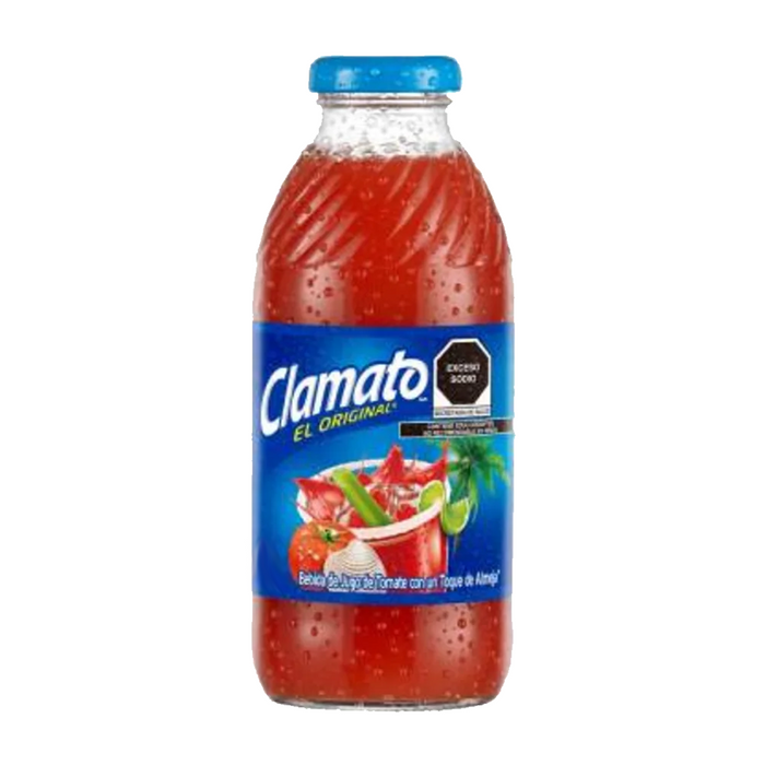 Clamato Original Botella de Vidrio 473 ml / 16 fl oz