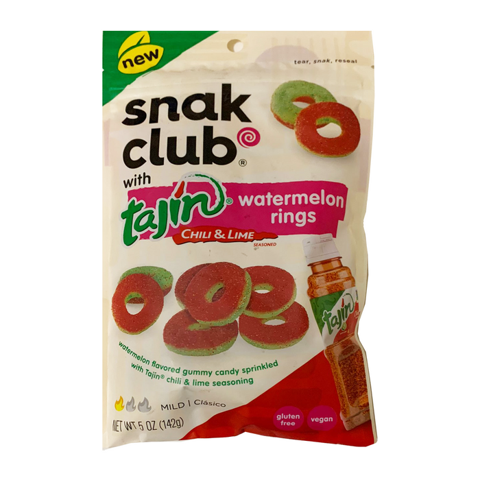 Snak Club Tajin Watermelon Rings 142 gr / 5 oz