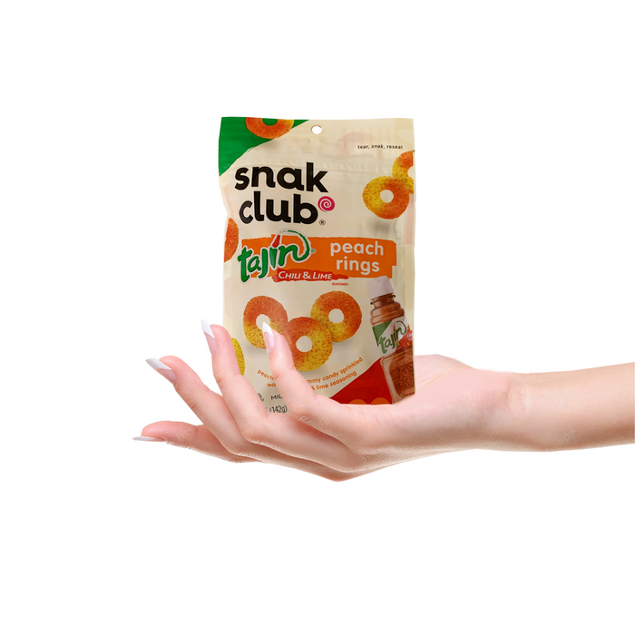 Snak Club Tajin Chili & Lime Peach Rings 142 gr / 5 oz