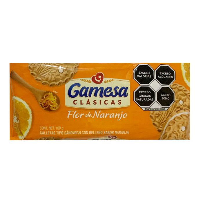Gamesa Clasicas - Flor de Naranjo 100 gr / 3.52 oz — Carrito Latino